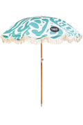 Coastal Cuts Wooden Beach Parasol - Teal