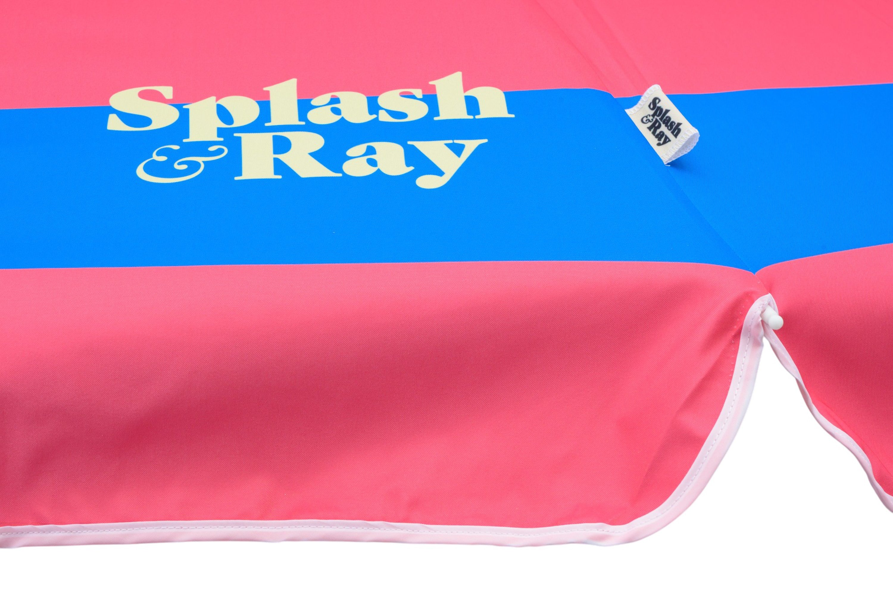 Parallel Palms 2.25 Umbrella - Blue/Pink