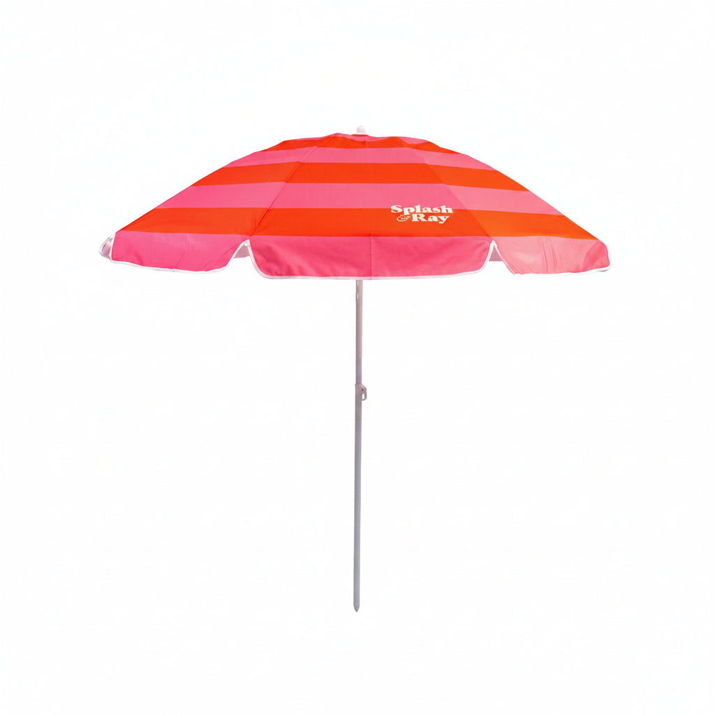 Parallel Palms 2.25 Umbrella - Red/Pink