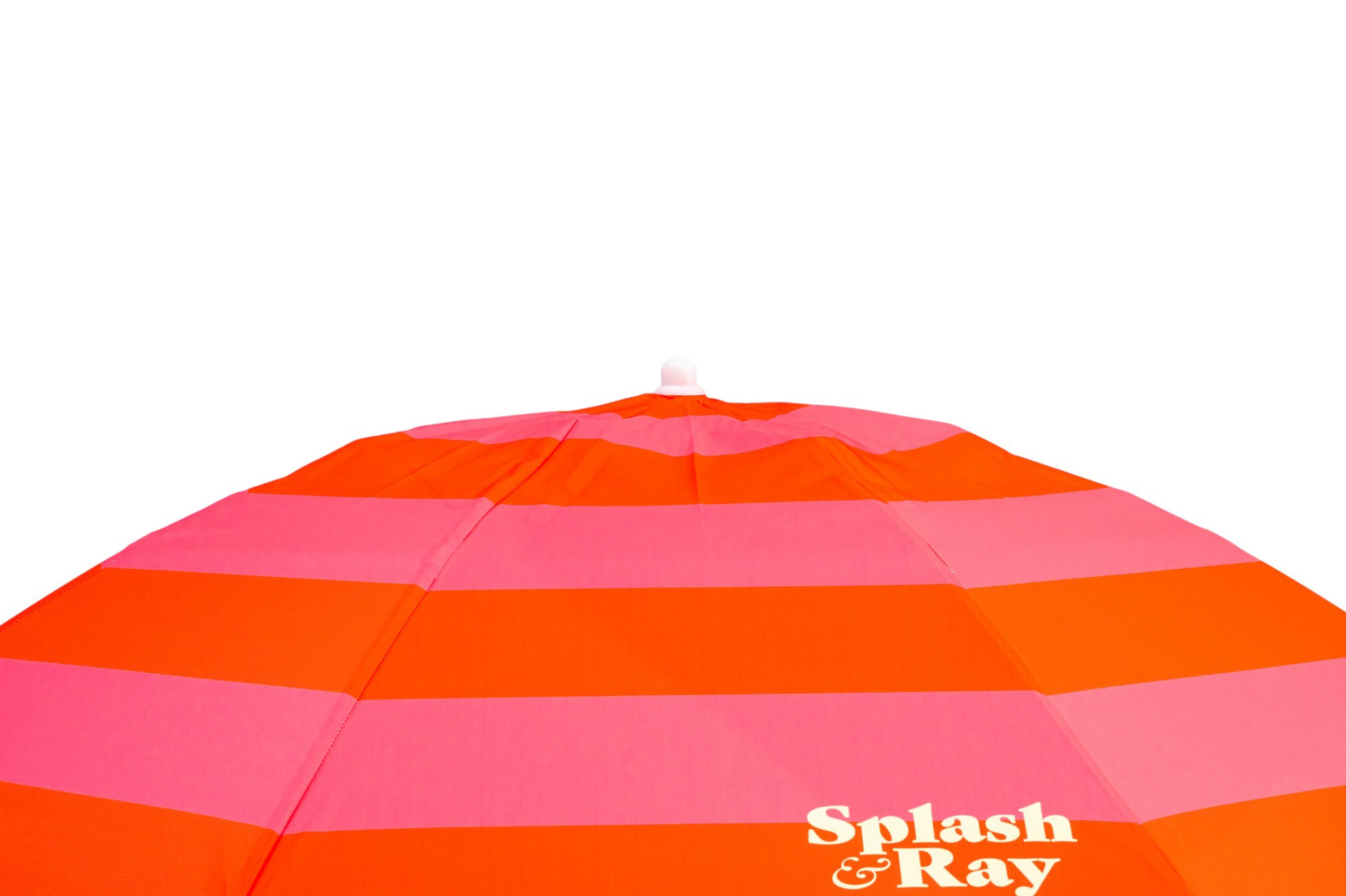 Parallel Palms 2.25 Umbrella - Red/Pink
